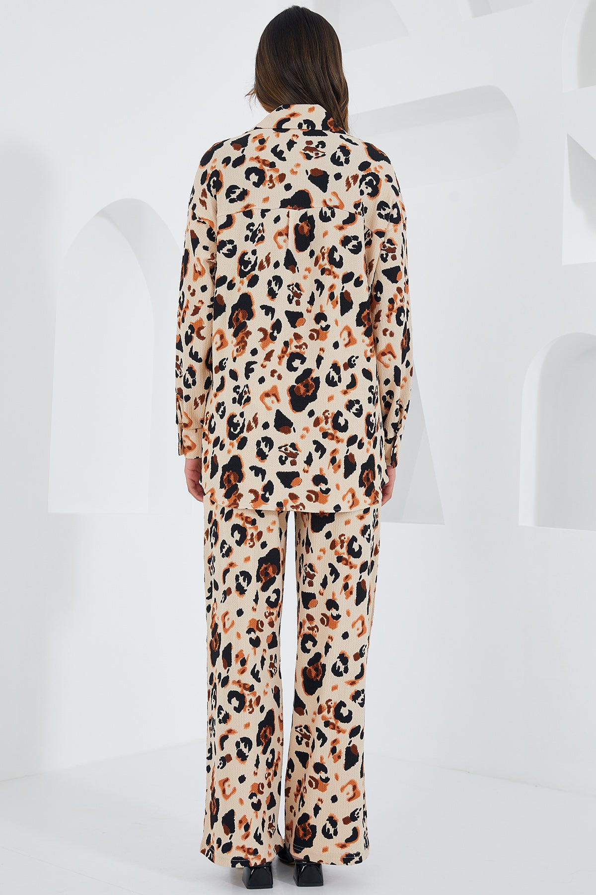 5858 Örme İkili Takım - D.Krem