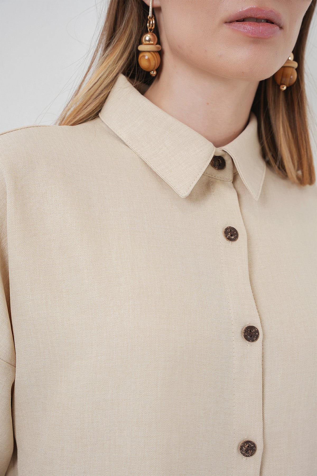 6622 Keten İkili Takım - M. Krem