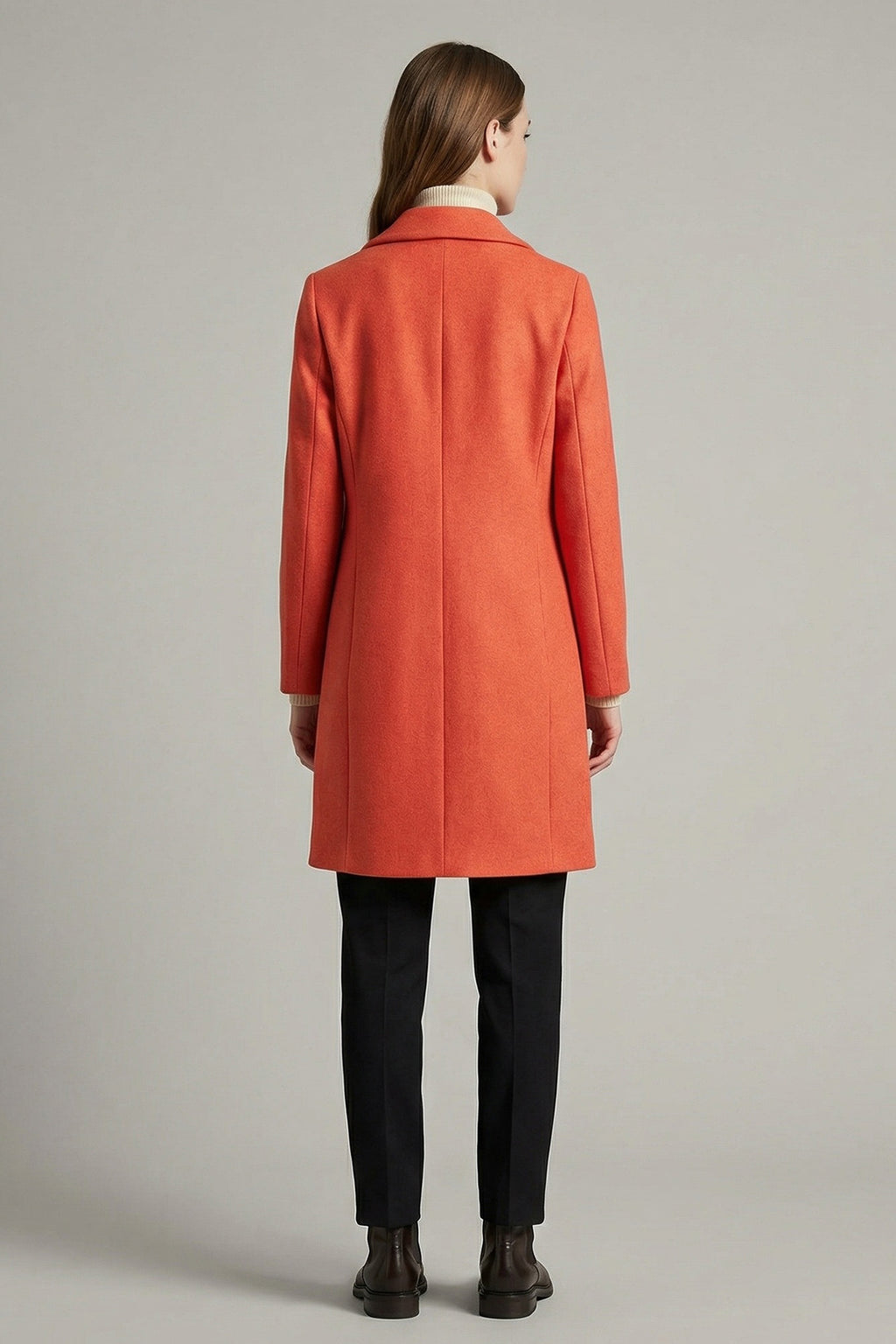 9085 Kaşe Kaban - B.Kırmızı