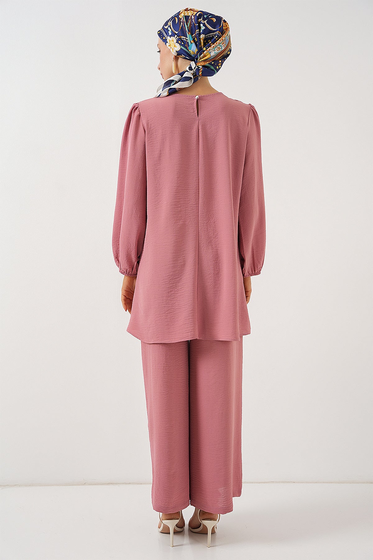 Ayrobin Tunik Pantolon Alt Üst Takım 6712 - Pembe