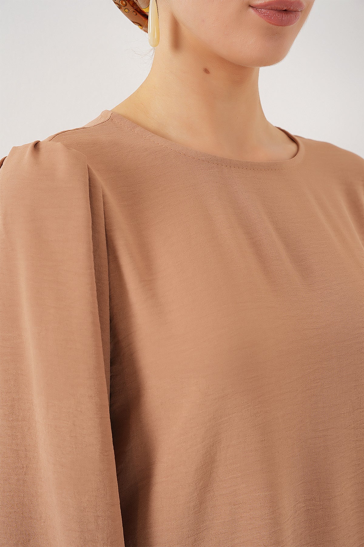 Ayrobin Tunik Pantolon Alt Üst Takım 6712 - Vizon