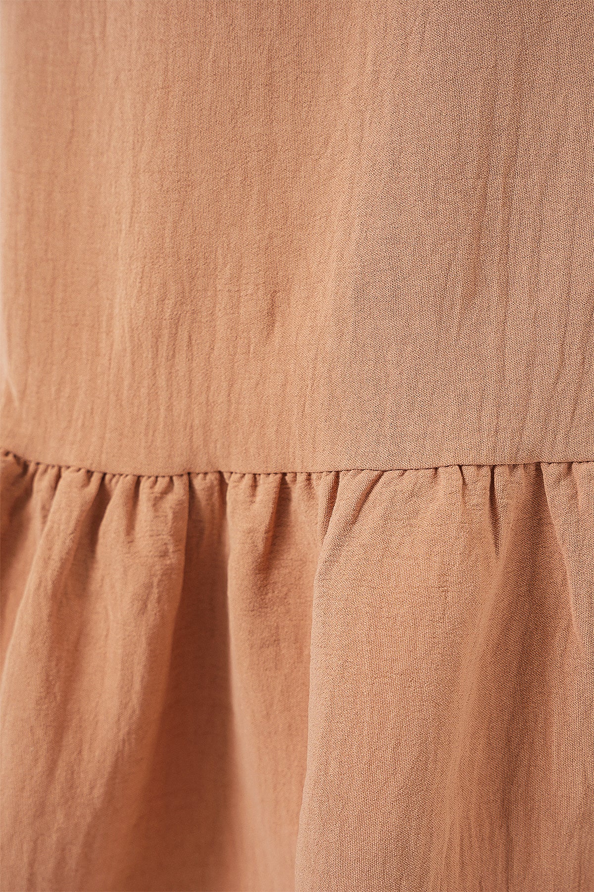 Kadın Ayrobin Mini Etek 8054 - Camel