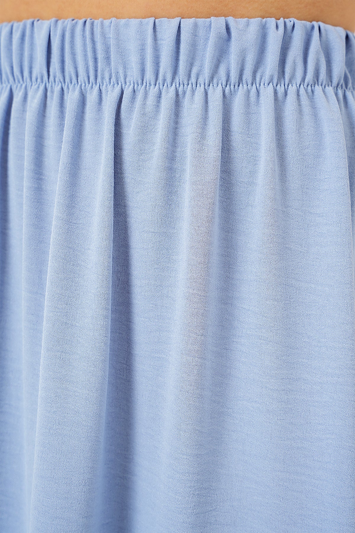 Kadın Ayrobin Uzun Etek 8048 - Mavi