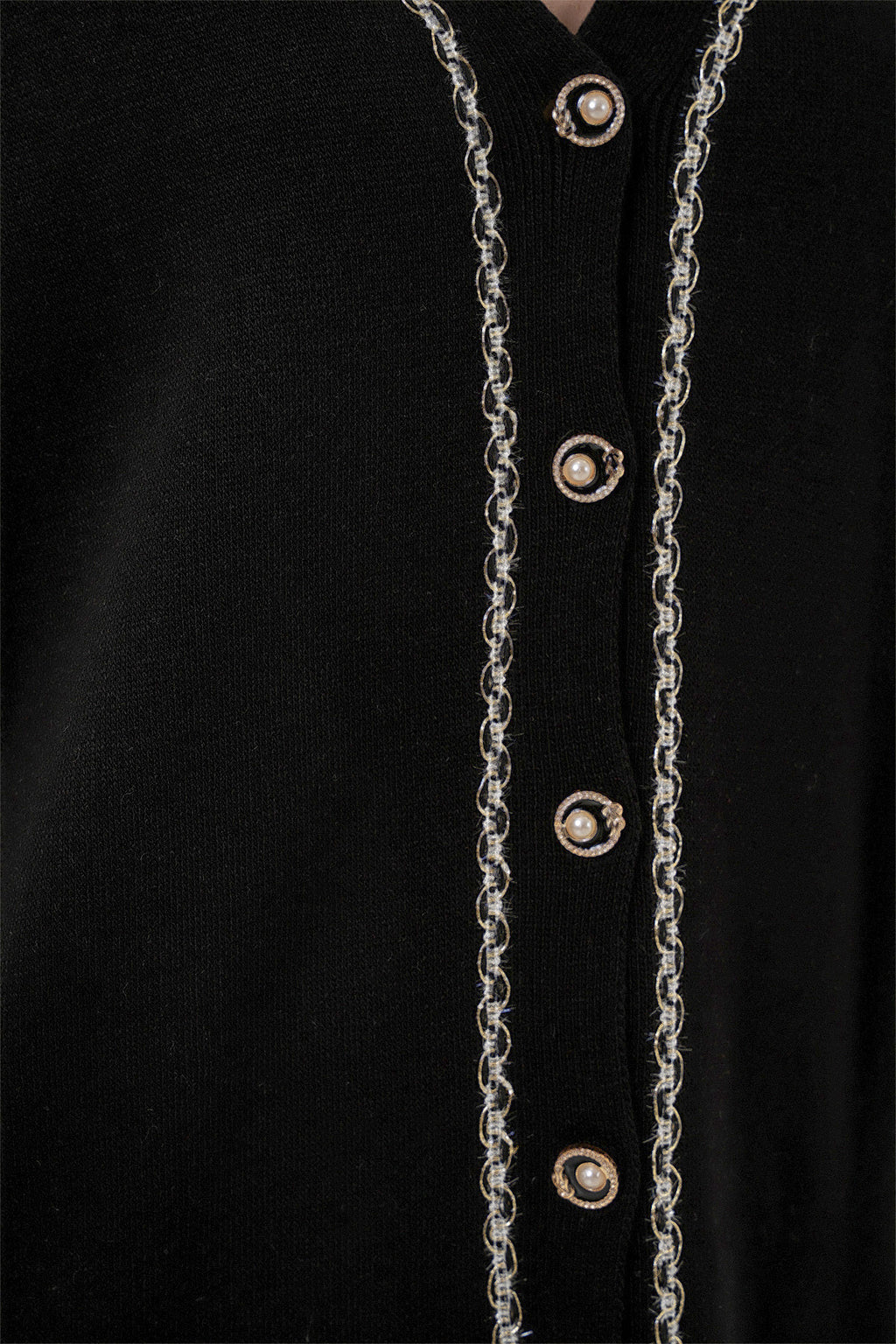 Kadın Hırka Pantolon Triko İkili Takım 15956 - Siyah