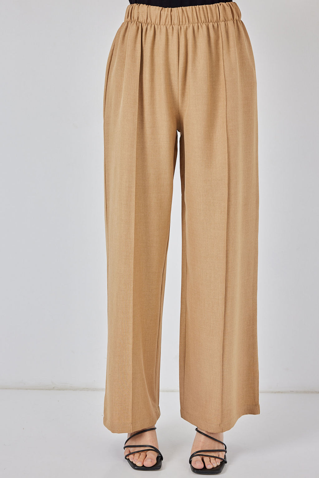 Kadın Keten Kimono İkili Takım 6727 - Bisküvi