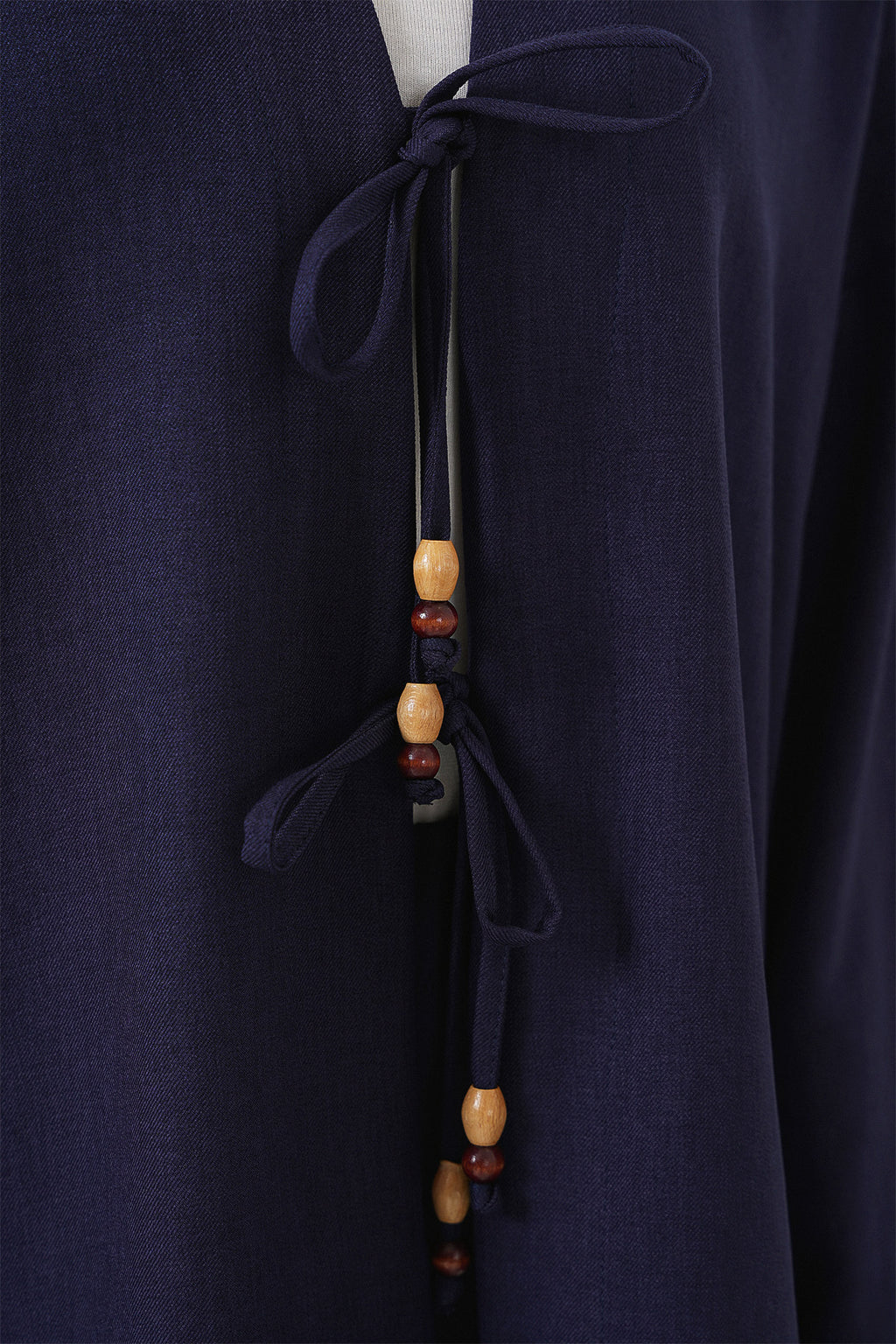 Kadın Keten Kimono İkili Takım 6727 - Lacivert