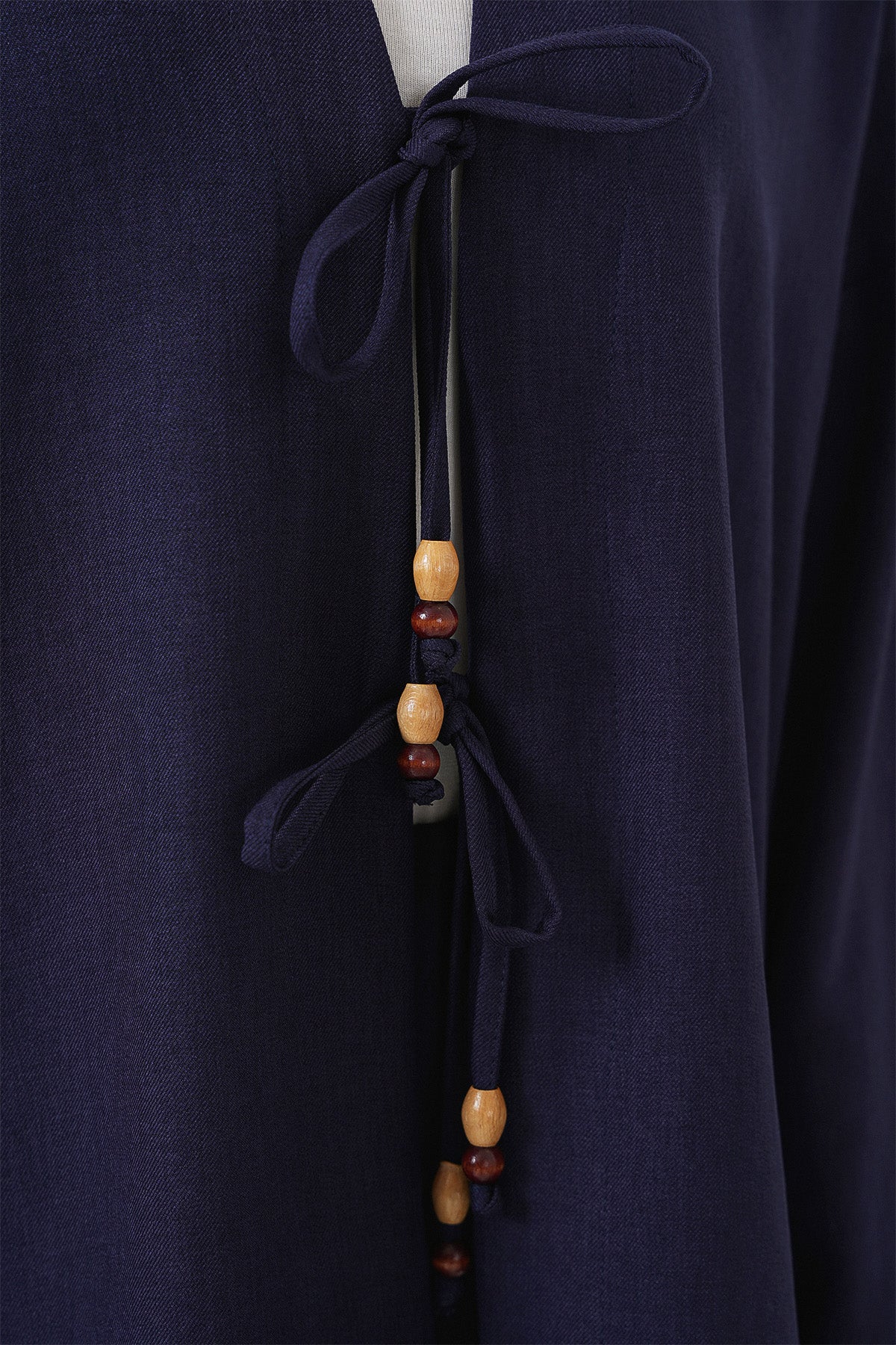 Kadın Keten Kimono İkili Takım 6727 - Lacivert