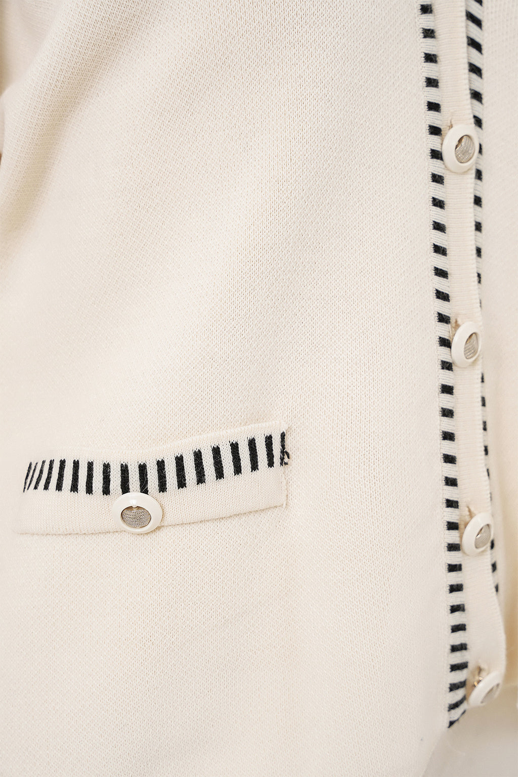 Kadın Nakışlı Triko Hırka Pantolon İkili Takım 15963 - Ekru