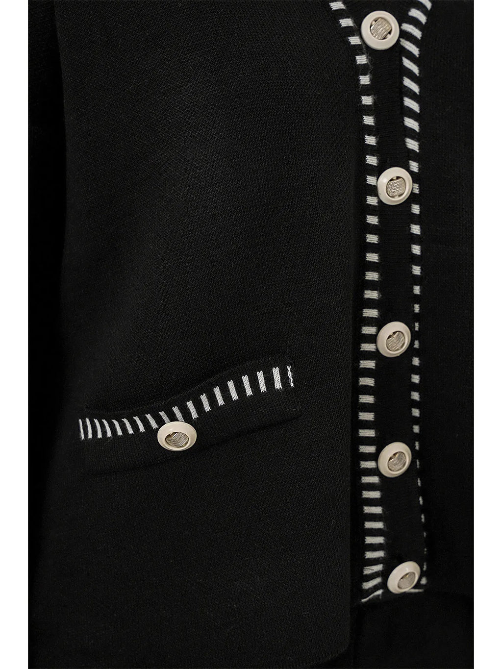 Kadın Nakışlı Triko Hırka Pantolon İkili Takım 15963 - Siyah