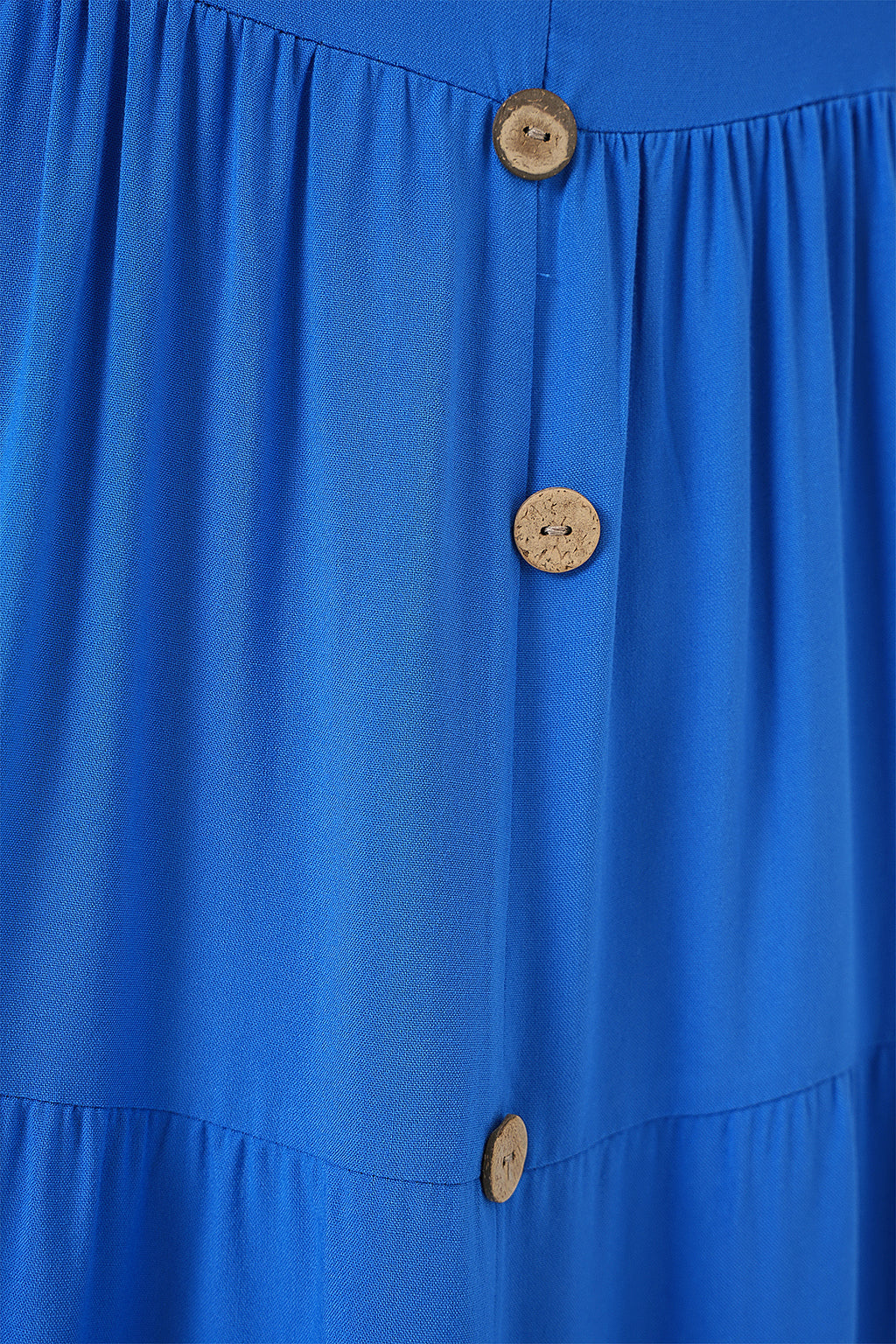 Kadın Sıfır Kol Düğmeli Kısa Elbise 2571 - Saks