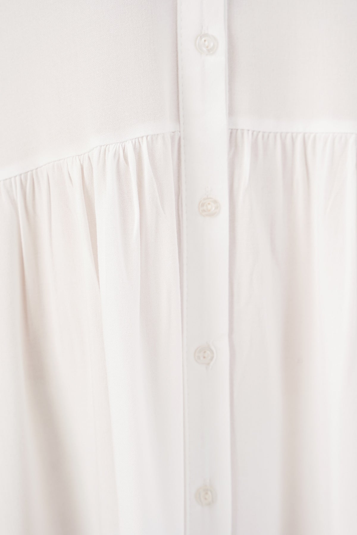 Kadın Sıfır Kol Midi Elbise 2563 - Beyaz