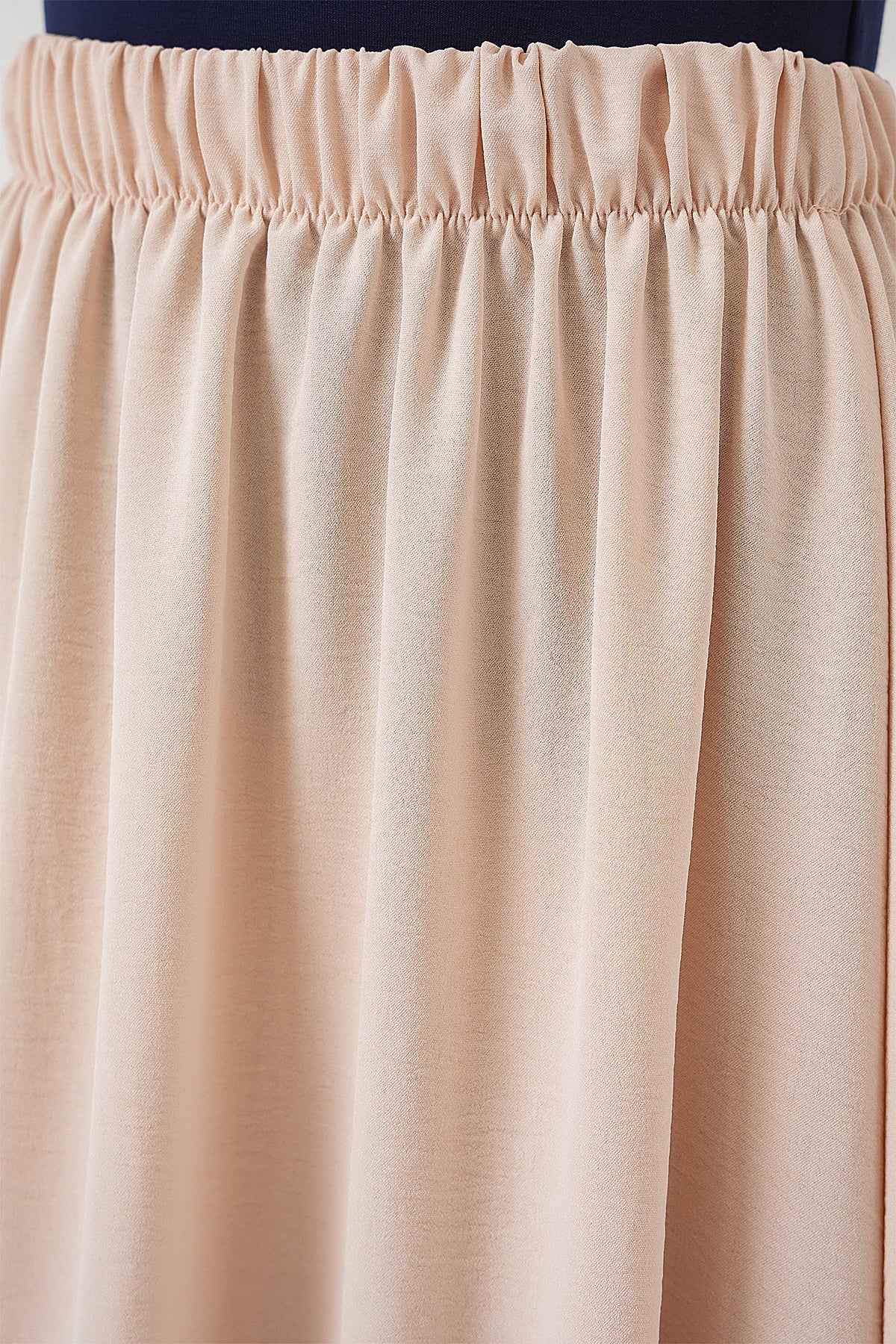 Kadın Uzun Ayrobin Etek 8050 - Bej